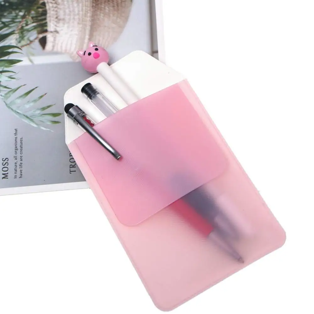 XRHYY 2Pcs Heavy Duty Assorted Color PVC Pen Bags Doctors Nurses Inserted Leak-Proof Pocket Protector For School Hospital Office