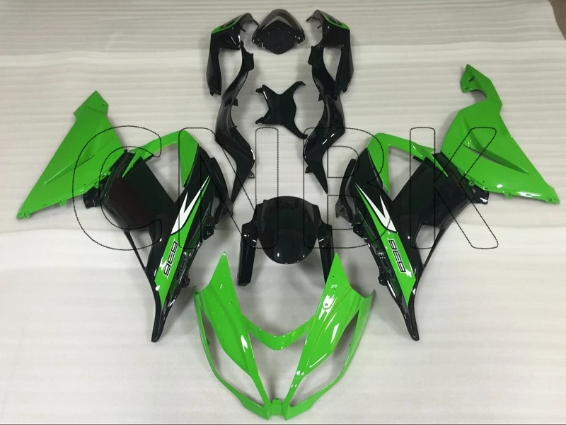 Для Kawasaki Zx6r Обтекатели Zx6r зеленый черный обтекатель ниндзя Zx-6r 2013- обвес