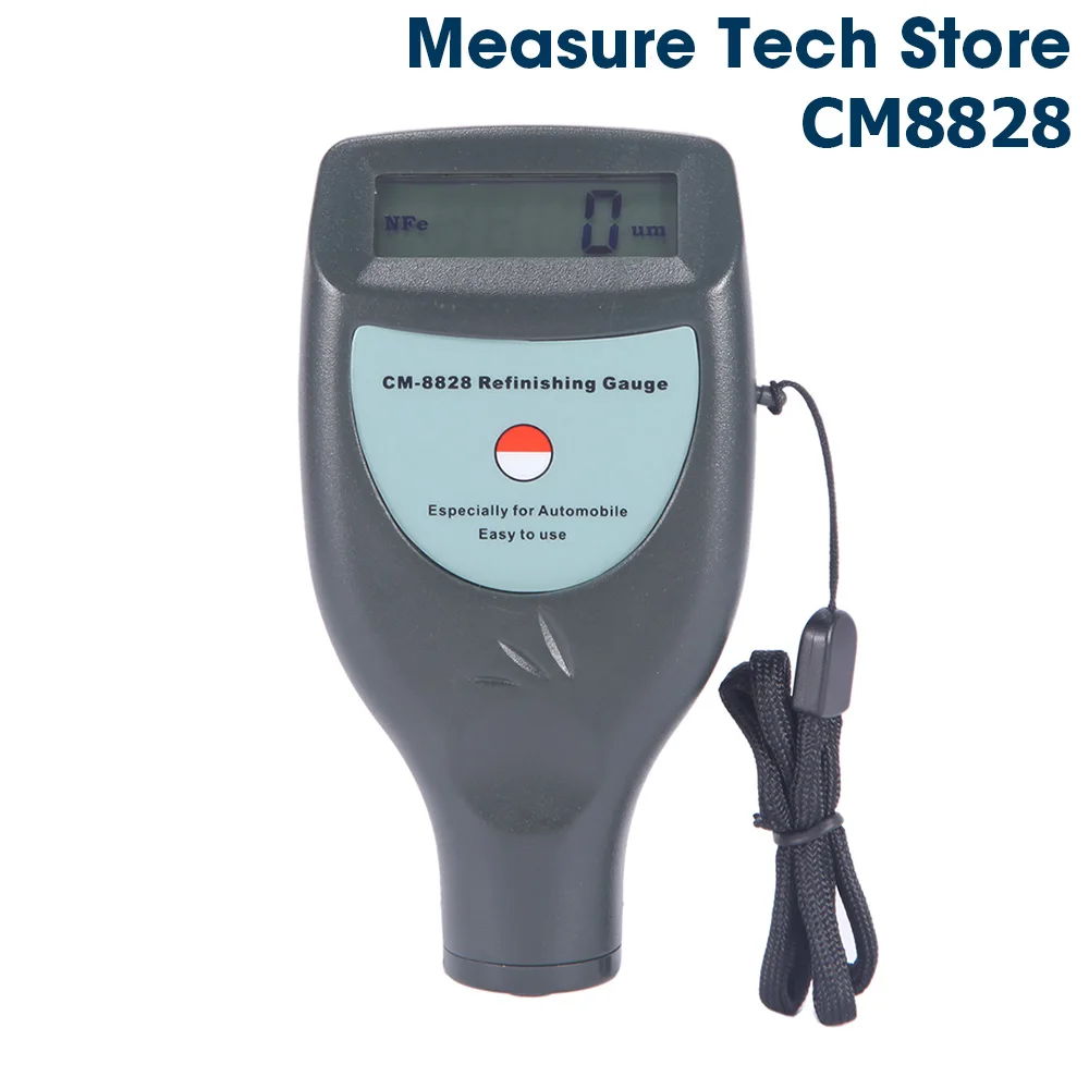 

Landteck CM-8828 2 in 1 Refinishing Gauge Car Detailing Tool Enamel Plastic Film Coating Paint Thickness Tester Paint Gauge