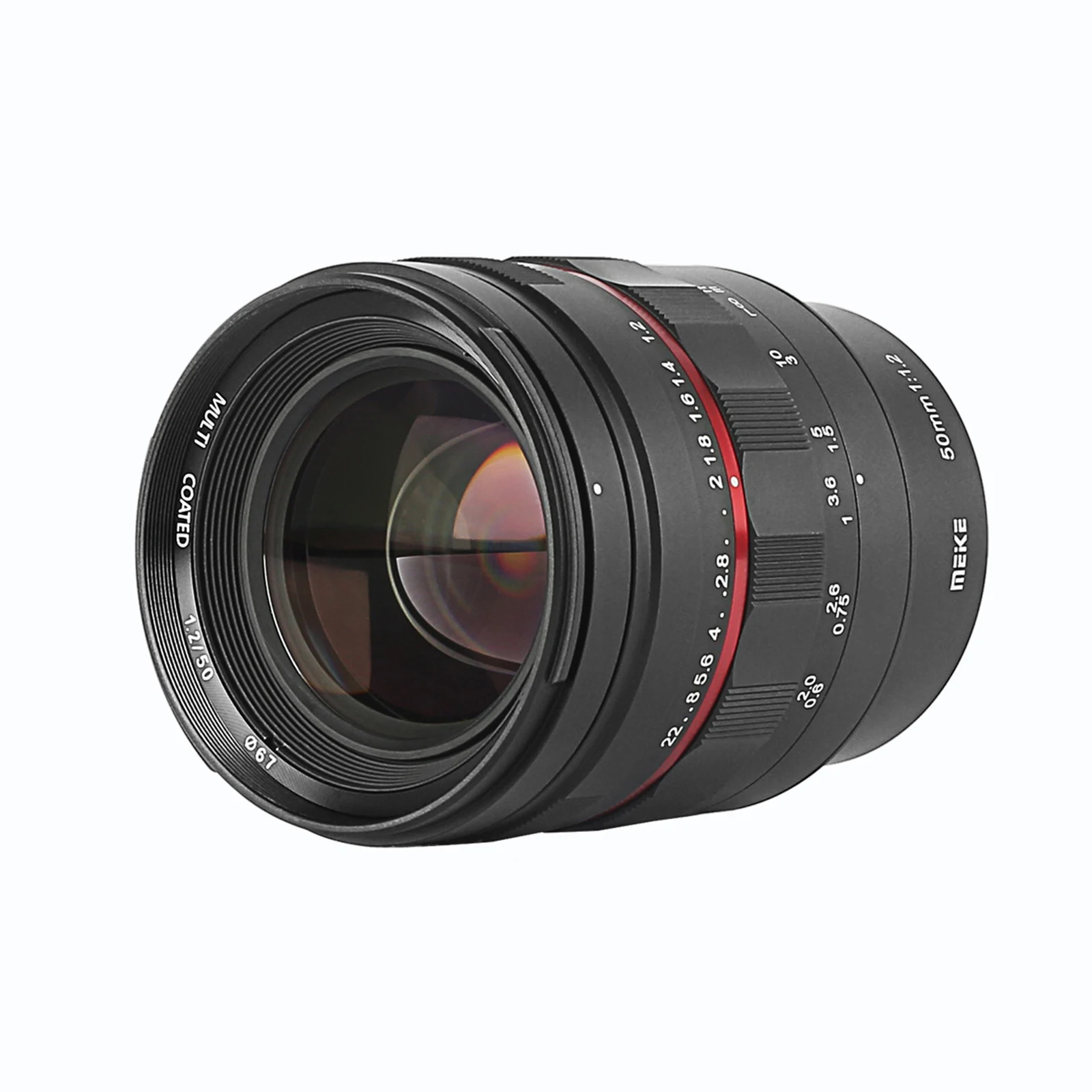 Meike 50Mm F1.2 Obiettivo Di Messa A Fuoco Manuale A Telaio Completo Ad Ampia Apertura Per Sony E Mount/ Nikon Z/L Mount/ Canon Ef Mount Camera