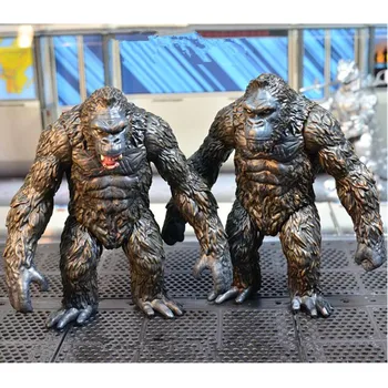 

European Style Simulation Gorilla King Kong Plastic Figurines Creative Children Bedroom Art Decorations X4155