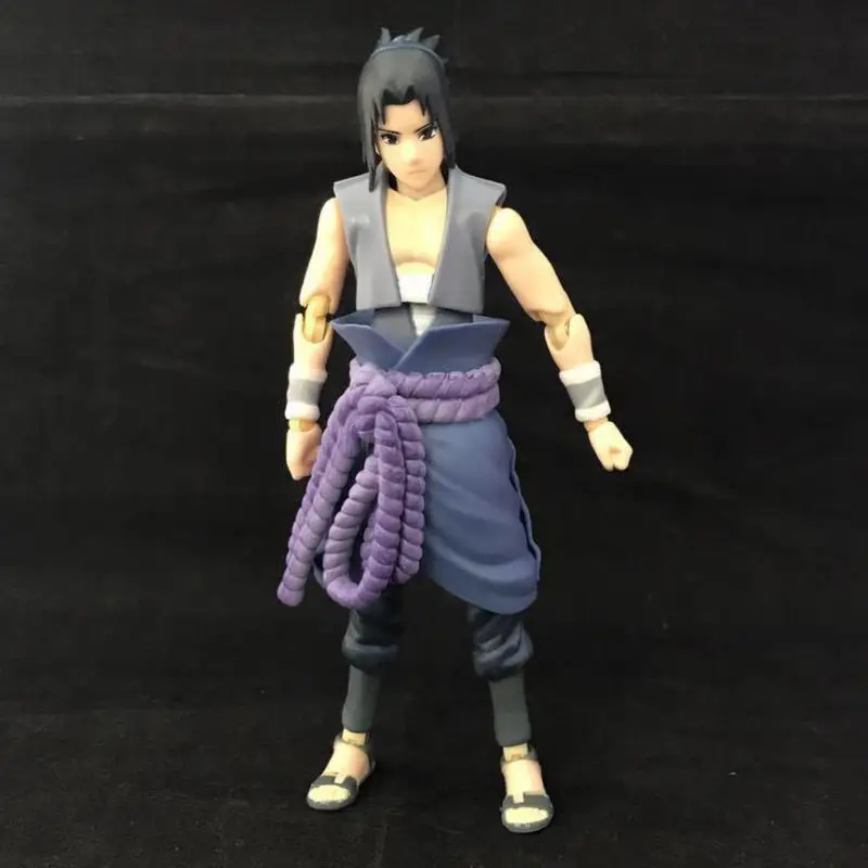 14 см Uchiha Sasuke фигурки супер подвижные суставы изменение лица Статуэтка из ПВХ