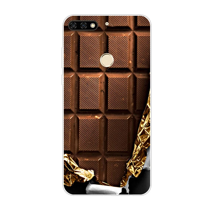 Цвет: желтый Чехол для huawei Honor 7C, чехол на huawei Honor7C, 5,7 дюймов, мягкий силиконовый чехол для телефона huawei Honor 7C, Aum-L41, чехлы из ТПУ - Цвет: Цвет: желтый