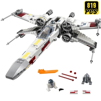 

Technic Designer StarWars Building Blocks Star Millennium X-Wing Spacecraft Alien Wars Trench Run Children Birthday Gift Toys