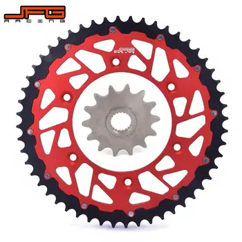 Передняя цепная Звездочка для мотоциклов с ЧПУ 13T 14T, 47T, 48T, 51T, 52T, для HONDA CR125R 2004-2007, CRF250R, CRF250X 2004-2016