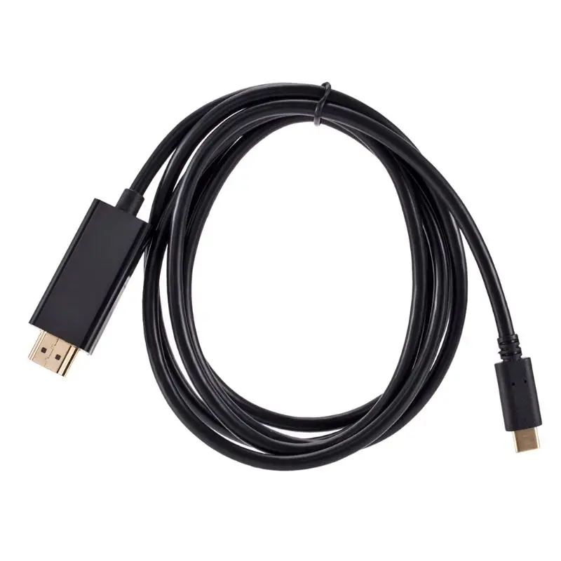 USB C к HDMI кабель с 4 k@ 60 Гц 1,8 м usb type-C к HDMI Кабель-адаптер для Macbook Pro/samsung Galaxy S8 AXYF