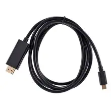 USB C к HDMI кабель с 4 k@ 60 Гц 1,8 м usb type-C к HDMI Кабель-адаптер для Macbook Pro/samsung Galaxy S8 AXYF