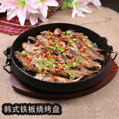 Корейская жареная тарелка, мясо, камень, сотейник, антипригарный, без дыма, барбекю, электрическая сковорода, железная плита, инструмент для барбекю, индукционная плита