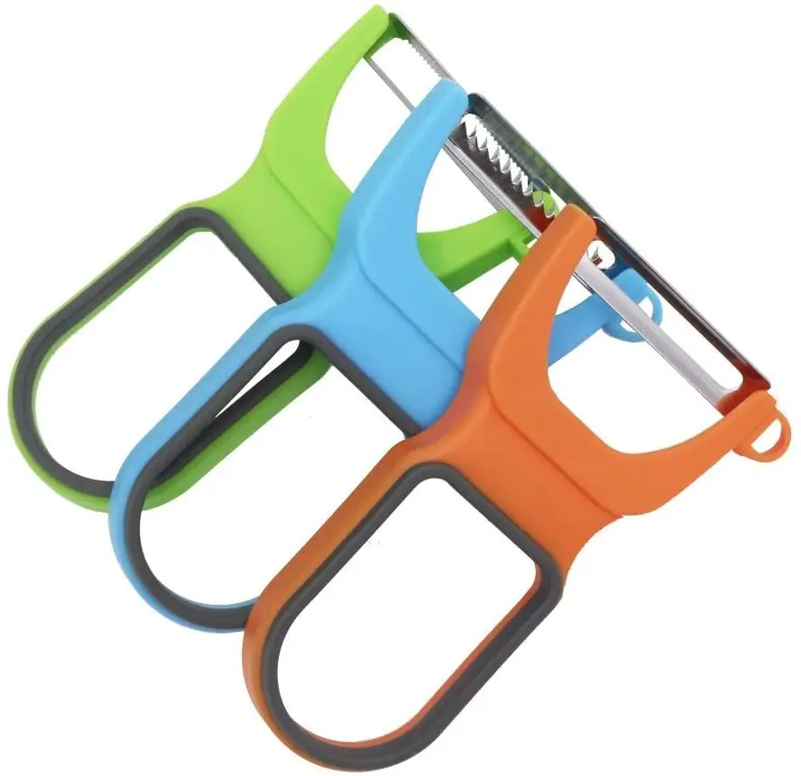 3pcs/Set Shredder Peeler Slicer Julienne Cutter Multi Peel Stainless