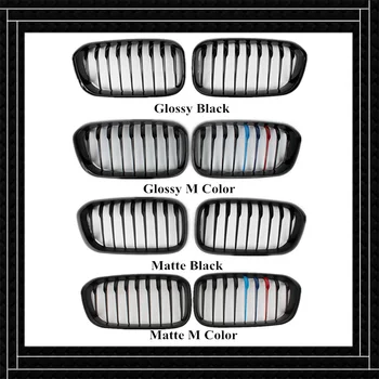 

1-Slat ABS Front Hood Grille For 1 Series F20 LCI 2015-2016 Replacement Glossy/Matte Black Glossy/Matte M Color Car Grills