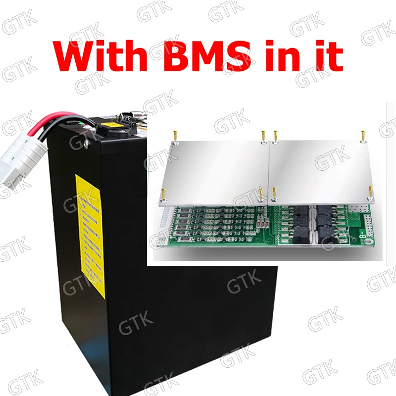 GTK 48V 40AH LTO литиевый титановый аккумулятор BMS для 3000W хранения солнечной энергии велосипед скутер гольф-кары мотоцикл+ 5A зарядка