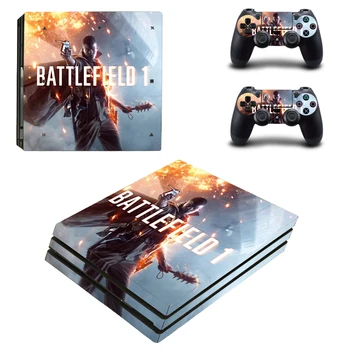 

Battlefield 1 Style Skin Sticker for PS4 Pro Console And Controllers Decal Vinyl Skins Cover Style 0557