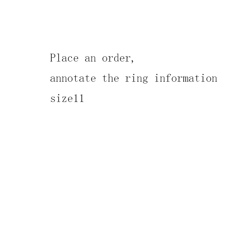 

ring size11