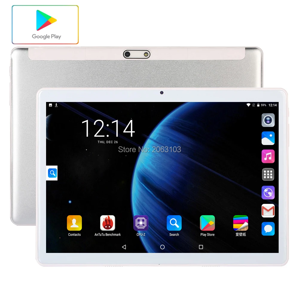 

New Google Play Android 7.0 8MP Dual Cameras 3000mAh 2GB RAM 96GB ROM 10" IPS MTK Global Version Smart Video Game Tablets 10.1