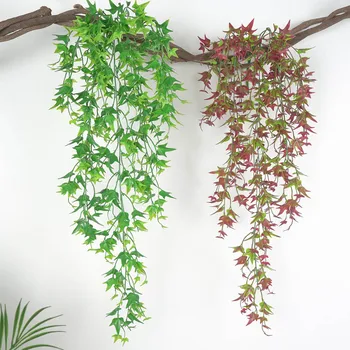 

Home Artificial Plant Vine Hanging Basket Ceiling Light Decorative Fake Plant Plastic Vine