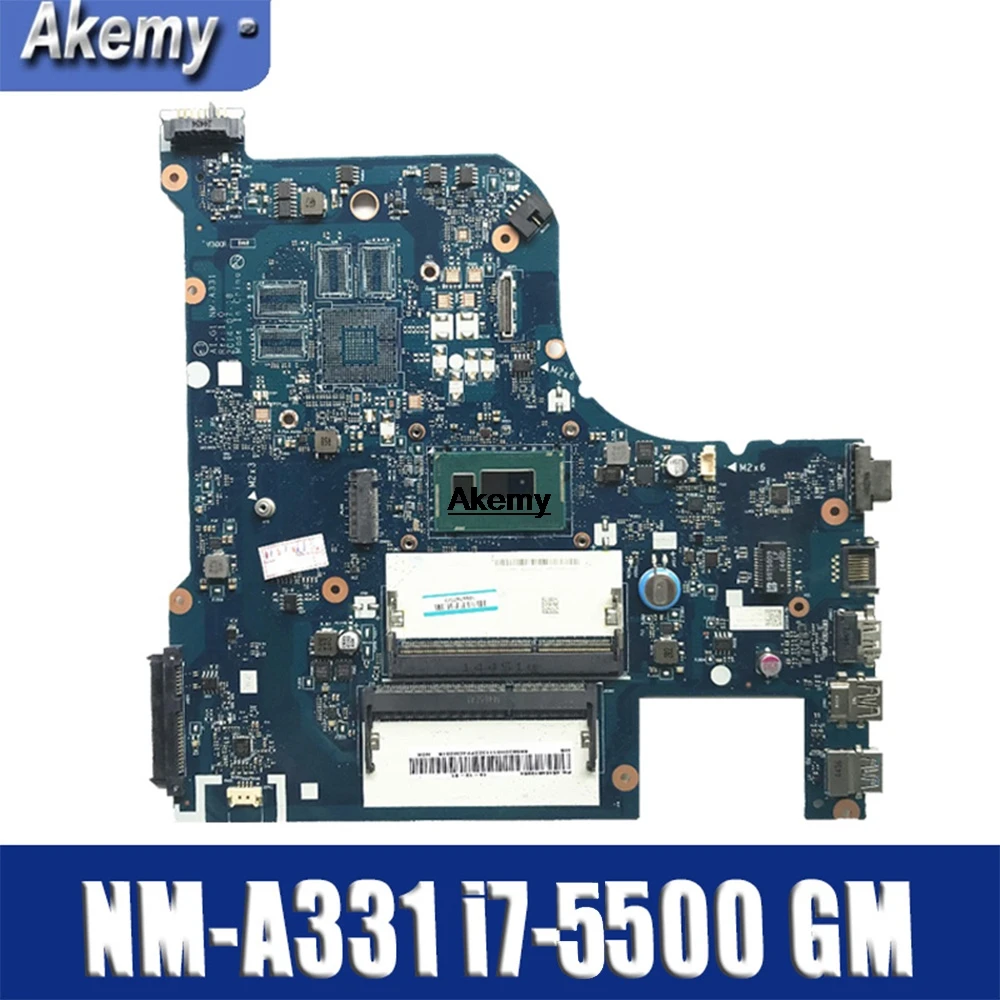 

NM-A331 G70-80 motherboard Para Lenovo G70-80 B70-80 Z70-80 motherboard AILG NM-A331 I7-5500 CPU 100% trabalho de Teste original