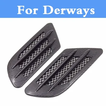 

Carbon fiber Car Air Simulation Shark Vent Decorative Sticker For Derways Cowboy Land Crown Saladin Shuttle