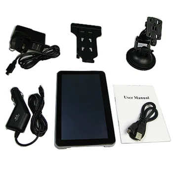 

7.0 Inch Display CAR GPS 4GB Card+FM+MP4 SpeedCam SAT NAV 3D Car Vehicle GPS Tracker Positioning Device