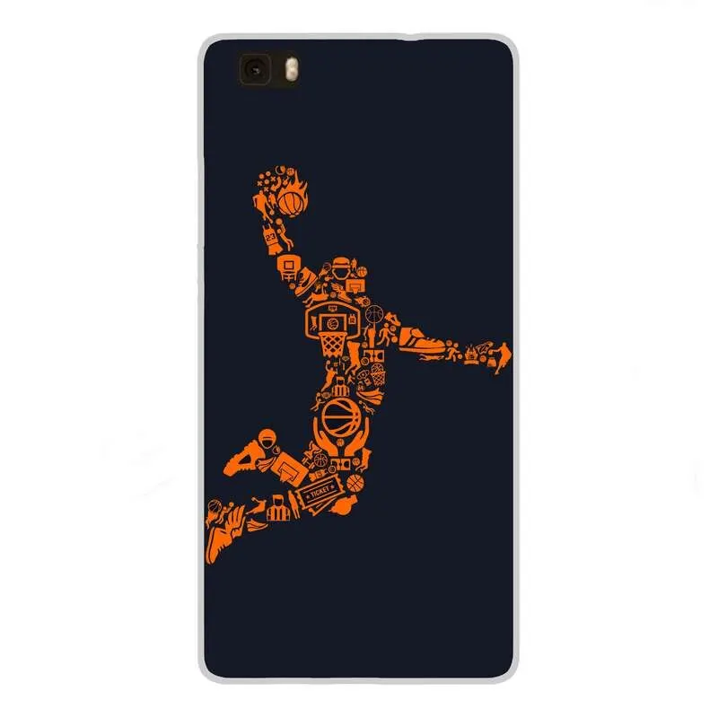 con HUAWEI P8 LITE 2015 4G silicona gel tpu carcasa personalizada dibujo diseño antigolpes DEPORTES 003|Fundas antigolpes para teléfono| AliExpress