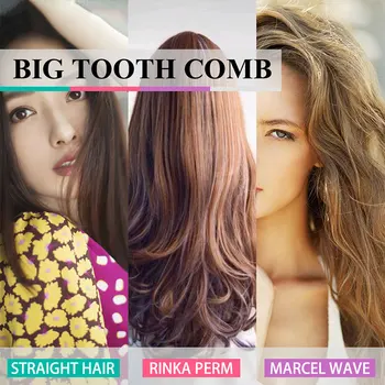 

Hot 2pcs Hairbrush Set Paddle Detangling Brush Wide Tooth Anti-static Massage Plastic Comb Women Female Hair Styling Tool t6