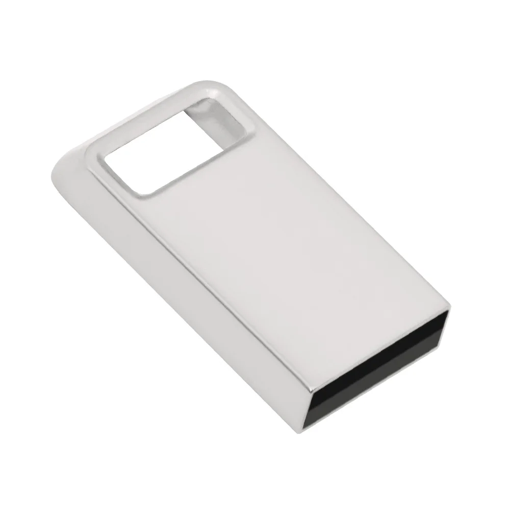 Стиль USB 2,0 флеш-накопитель металлический флеш-накопитель 4 ГБ 8 ГБ 16 ГБ 32 ГБ 64 ГБ диск памяти на заказ usb флешка более 10 шт. бесплатный логотип - Цвет: Silver