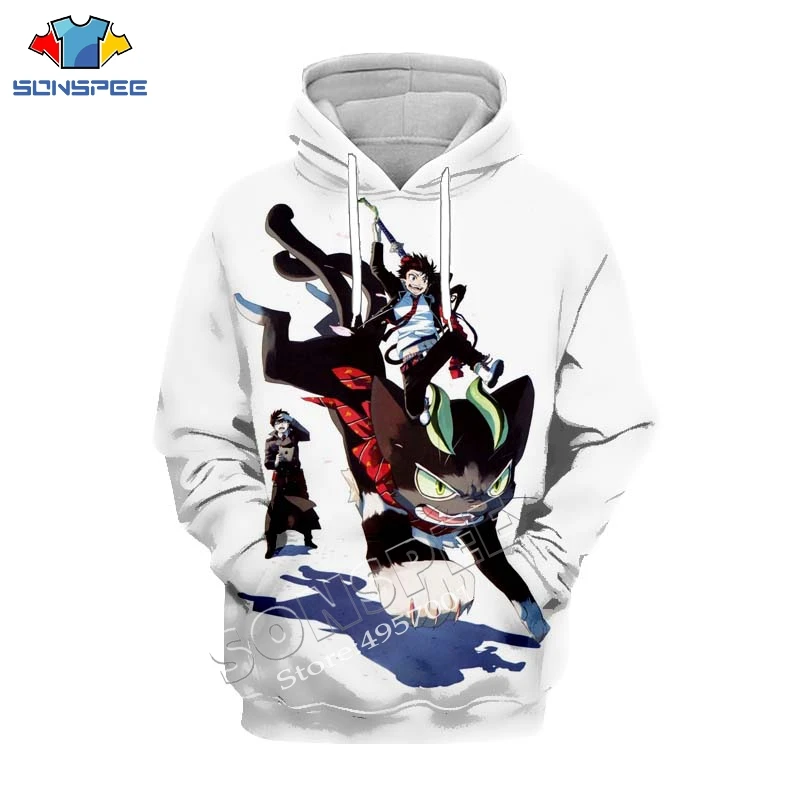 SONSPEE Anime Blue Exorcist 3D Printing Pullover Hoodie Women Clothing Unisex Streetwear Fashion Casual Sweatshirt Hoody Shirt (22)