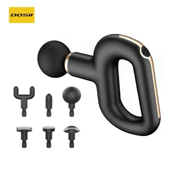 

Massage Gun Muscle Rehabilitation Lactic Acid Remove Handheld Body Electric Massager 3100R / min low Noise 3 Speed with 6 heads