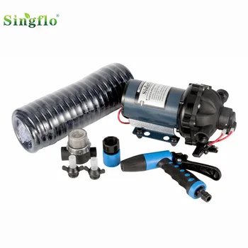 

Singflo 12v high flow 20LPM portable high pressure water pump for car wash