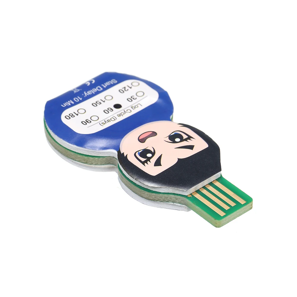 Одноразовый регистратор данных температуры USB 2,0 60 дней холодной цепи Водонепроницаемый PDF термометр рекордер для химической промышленности