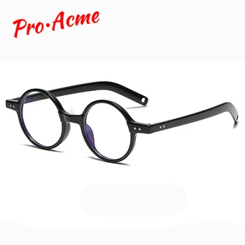

Pro Acme Retro Small Round Blue Light Blocking Glasses for Women Men TR90 Flexible Eyeglasses Frame Computer Glasses PC1667