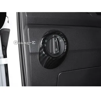

Car Stick Cover Front Head Fog Left Control Light Switch Trim Frame Lamp For Volkswagen VW T-ROC TROC 2017 2018 2019 2020