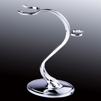 

Zinc Alloy Brush Stand Universal Curved Razor Storage Compact Shaving Tool Holder Father Boyfriend Non Slip Portable Bathroom