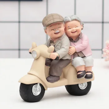 

Grandparents Model Ornament Creative Sweety Lovers Couple Ornaments Modern Home Decoration Living Room For Gift MJ918