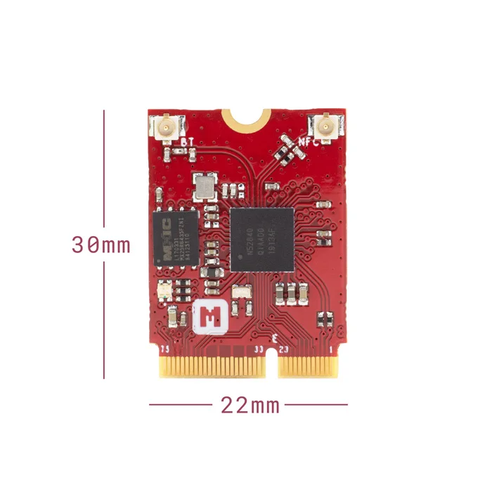 NRF52840 M.2 Module NGFF/M.2 Interface Bluetooth 5/Thread/Zigbee/NFC afbeelding