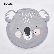 Мультяшные животные, детские игровые коврики, коврик для малышей, для ползания, одеяло, круглый ковер, ковер, игрушки, коврик для детской комнаты, декор для фотосессии