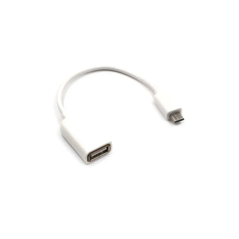 1 шт. Micro USB 2,0 OTG адаптер для мобильных телефонов планшетов Мышь Клавиатура Pendrive для samsung Galaxy S3 S4 S6 S7 S2 Xiaomi - Цвет: Белый