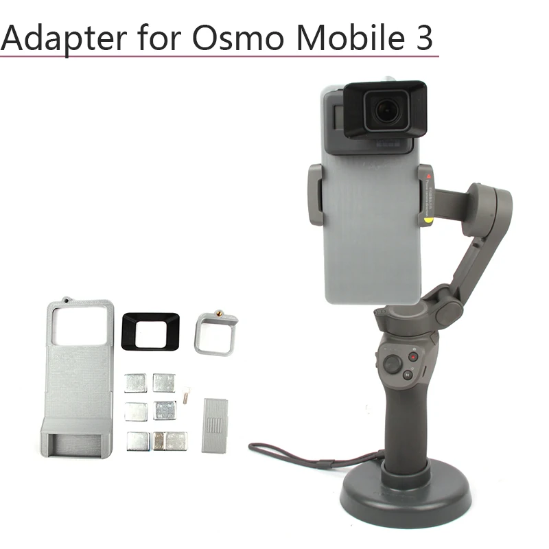 1 комплект адаптер Монтажная пластина для Osmo Mobile 3 для GoPro Hero 7 6 5 разъем для OSMO Action Handheld Gimbal камера аксессуары
