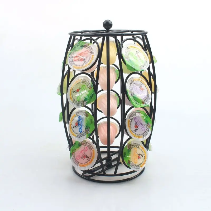Creative 360 degree rotating coffee capsule storage rack desktop desktop storage rack coffee display rack can hold 20 tablets
Creative 360 degree rotating coffee capsule storage rack desktop desktop storage rack coffee display rack can hold 20 tablets