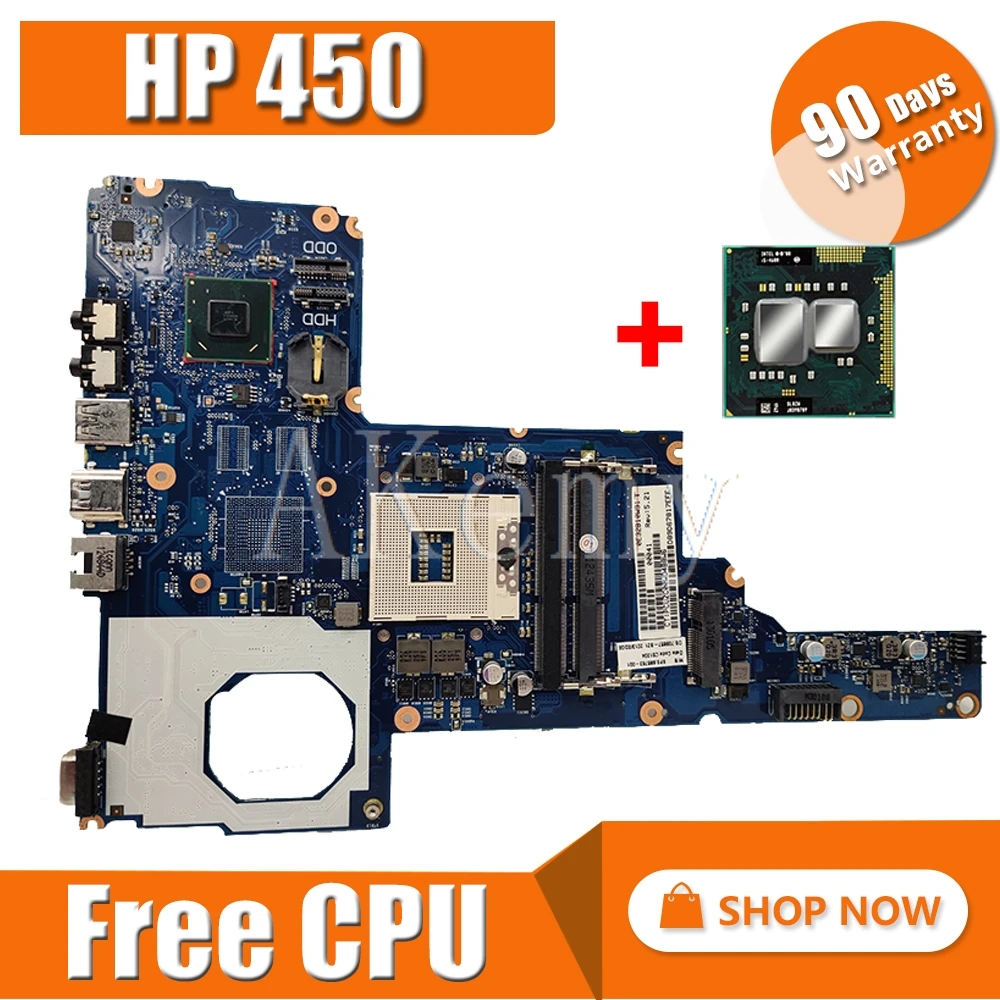 Материнская плата с процессором для ноутбука для hp 450 250 1000 2000 HM70 материнская плата 685768-001 685768-601 6050A2493101-MB-A02