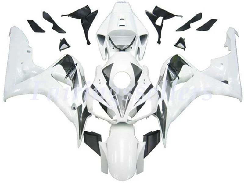 Литьевая Форма ABS Полный комплект обтекателя Подходит для Honda CBR1000RR 06 07 2006 2007 1000RR Обтекатели белая Вишня красный