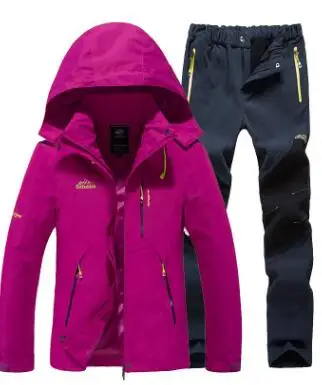 Лыжный костюм, женский теплый водонепроницаемый лыжный костюм, набор, женские уличные спортивные зимние пальто, сноуборд, зимние куртки и штаны, Lawele Hoolau - Цвет: 15 for lady
