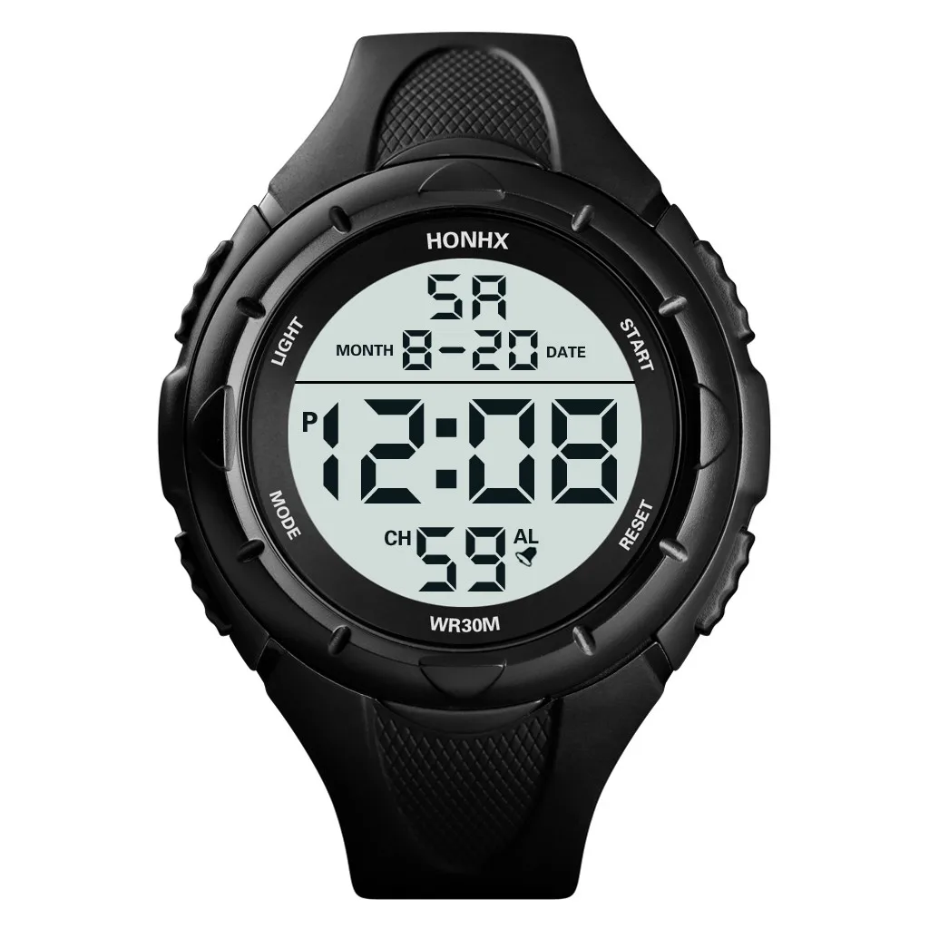Мужские часы Reloj hombre honhx роскошный мужской цифровой светодиодный часы с датой спортивные мужские уличные электронные часы Montre homme Zegarek męski@ 12