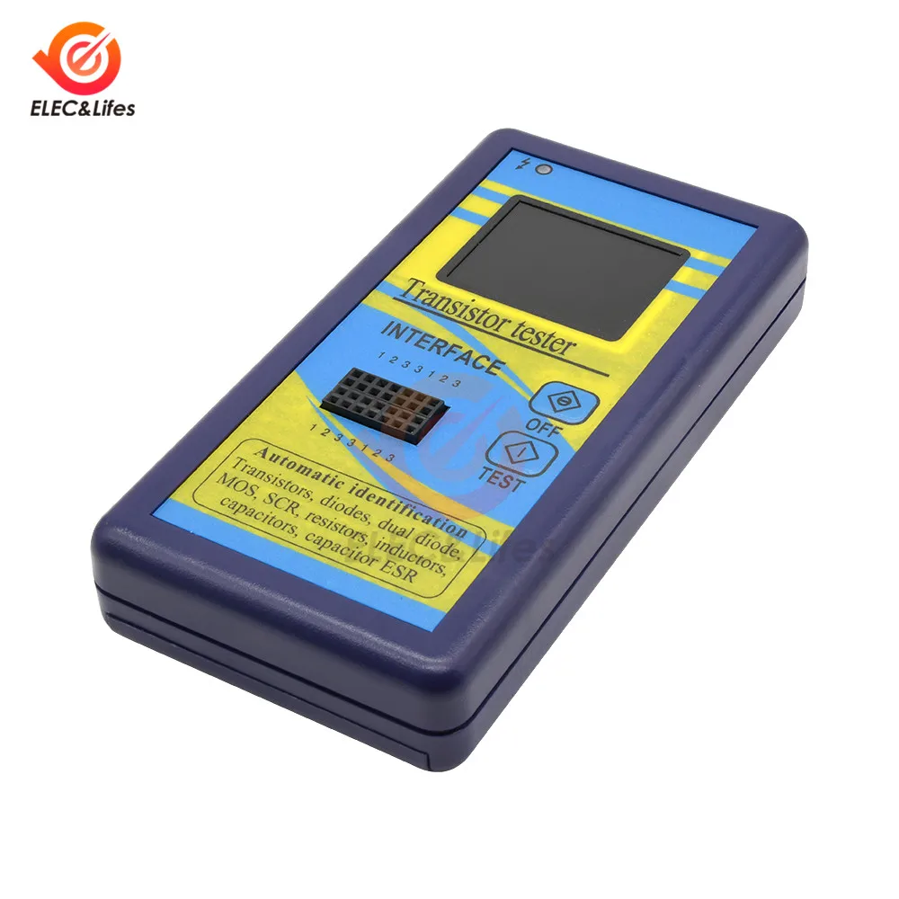 M328 1.8inch Multi-purpose Transistor Tester 128*160 Diode Thyristor Capacitance Resistor Inductance MOSFET ESR LCR Meter |