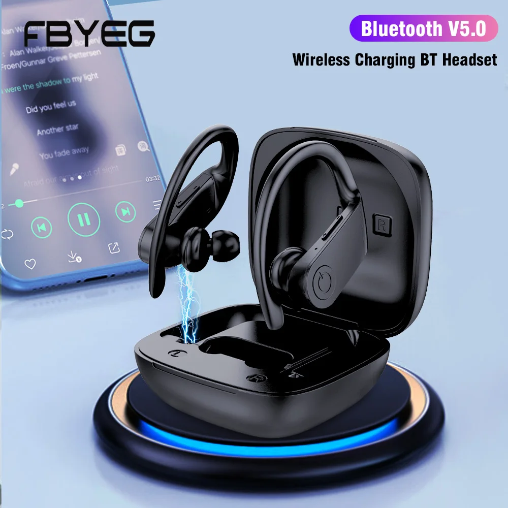 FBYEG B11TWS 5.0 Bluetooth Headset Stereo Earbud Earphone HD Call Sport Waterproof Headphone with Microphone, Support Wireless C|Bluetooth Earphones & Headphones| - AliExpress