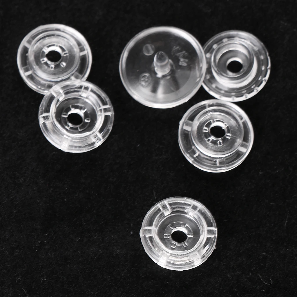 50 Clear KAM Resin Snap Buttons Plastic Snaps Button SIZE 20 T5 CAPS 12mm