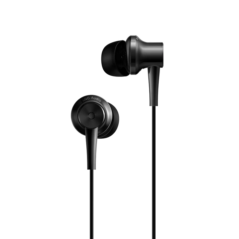 Black Оригинальные наушники Xiaomi ANC type-C с шумоподавлением, проводное управление с микрофоном, гибридный HD для смартфонов - Цвет: Black