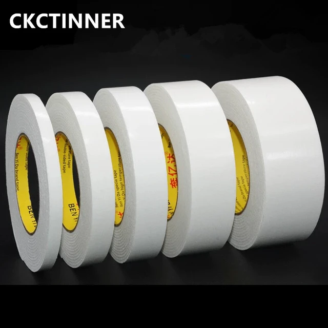 3m White Sponge Double Sided Foam Adhesive Tapes for Mounting Fixing Pad  Sticky Super Strong Double Sided Tape 30mm 10mm Width - AliExpress