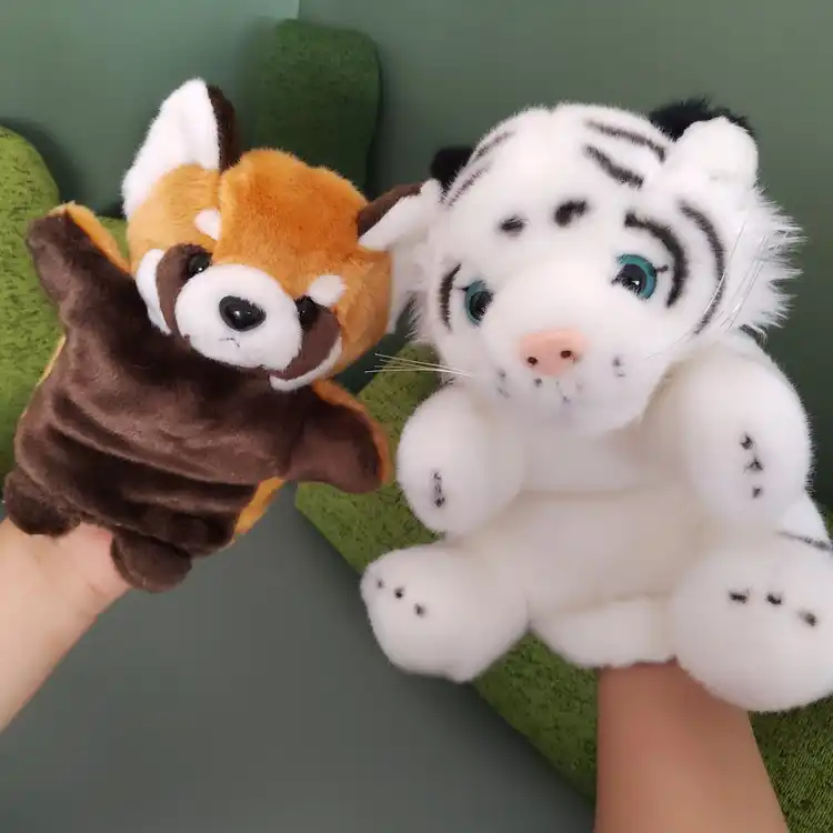 red panda puppet