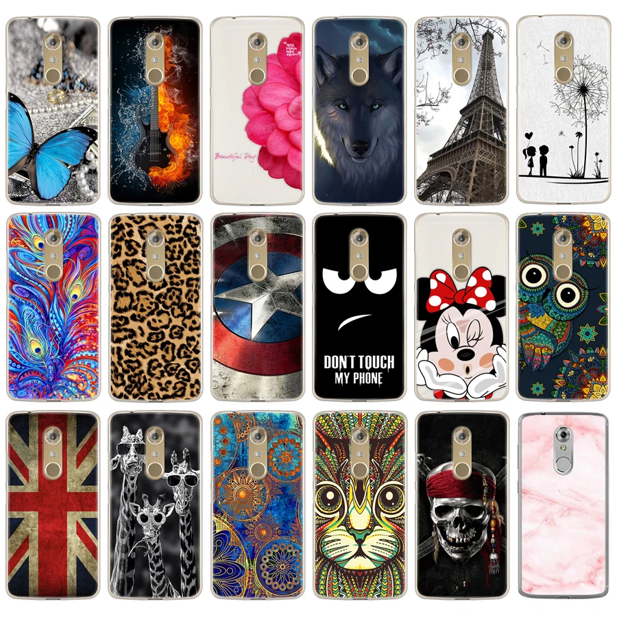 

TPU Soft Cases for ZTE Axon 7 Mini Silicone Case Cover for ZTE Axon 7 Mini Phone Cases Back Cover Cool Cartoon Shell Fundas 5.2