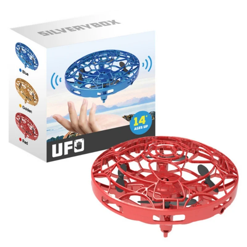 UFO Drone Anti-collision Infrared Sensor Aircraft High Quality Remote Control Electric Electronic Toy Mini UFO Quadcopter Drone